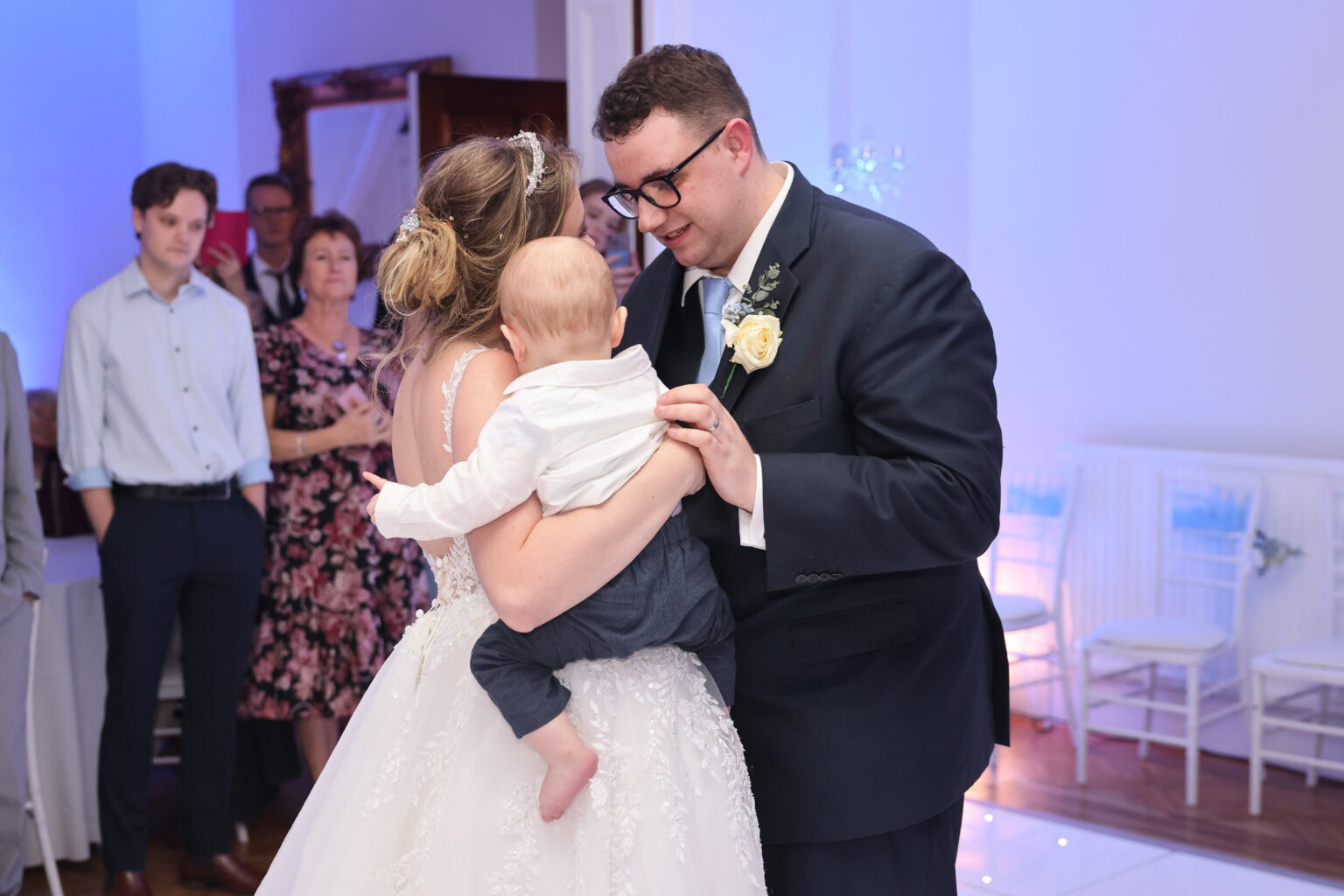 First dance during the evening celebration at Highley Manor
