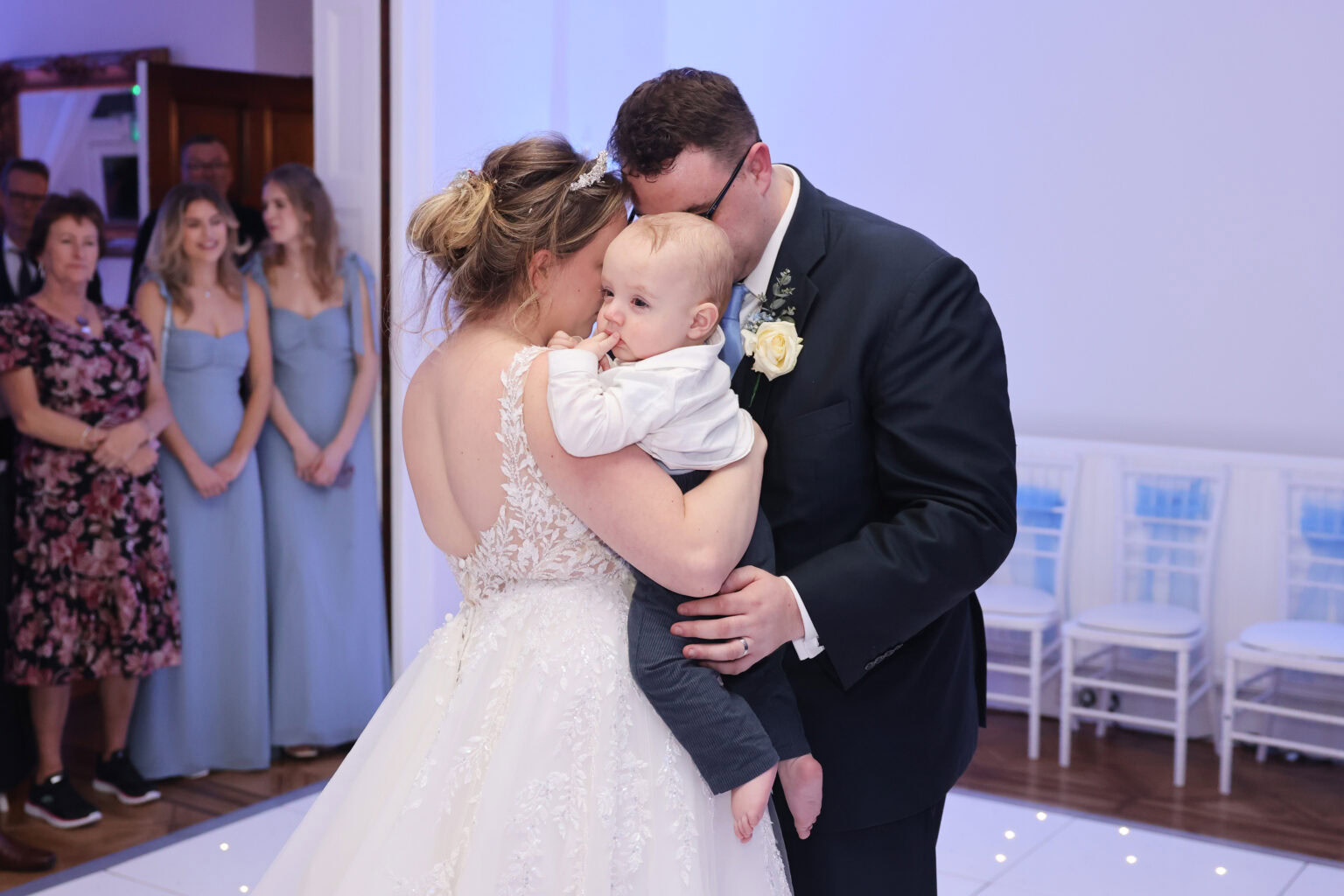 First dance during the evening celebration at Highley Manor